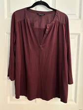 41 Hawthorn Burgundy Blouse