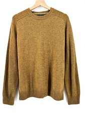 Springfield Men Original Pura Lana Virgin Pure New Lambwool Yellow Sz L4 ref454