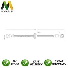Brake Hose Front Motaquip Fits