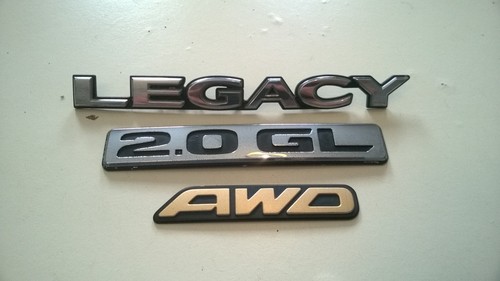 Genuine subaru legacy gl - genuine,