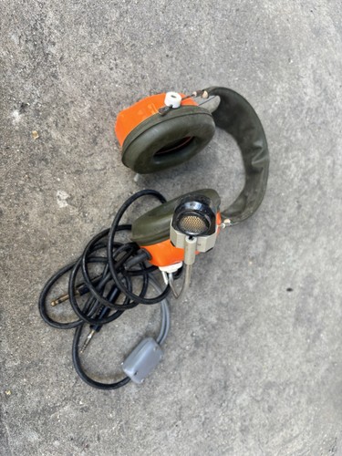 Vintage pilot headset - vintage,