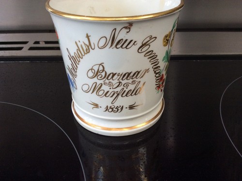 Commemorative porcelain mug