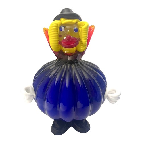Murano glass clown - glass, figurine