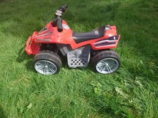 EVO ATV 6V Powered Electric Battery Ride on Quad Bike Red - Rechargeable Vehicle