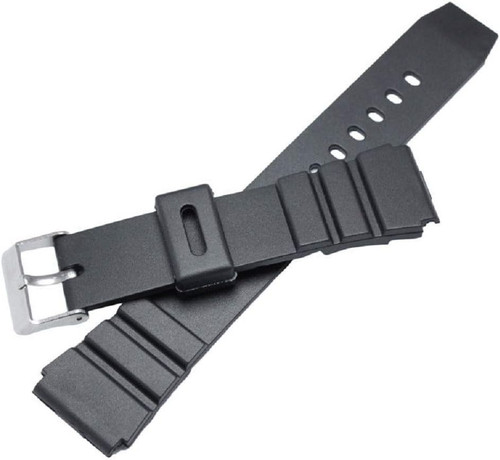 22mm black diver rubber - 22mm,