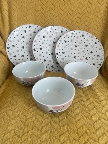 Mickey mouse plate and bowl - mickey,