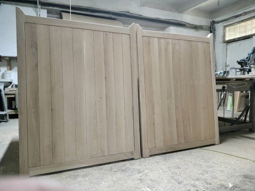 Driveway gates hardwood solid - gates,