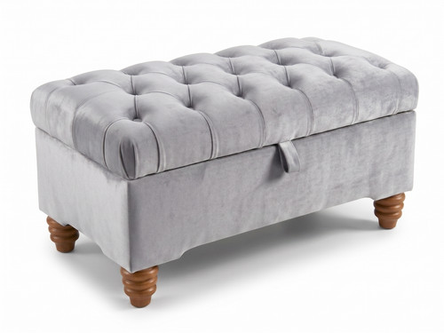 Chesterfield velvet ottoman - chesterfield,