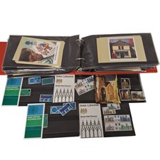 Stamp album with british - album,