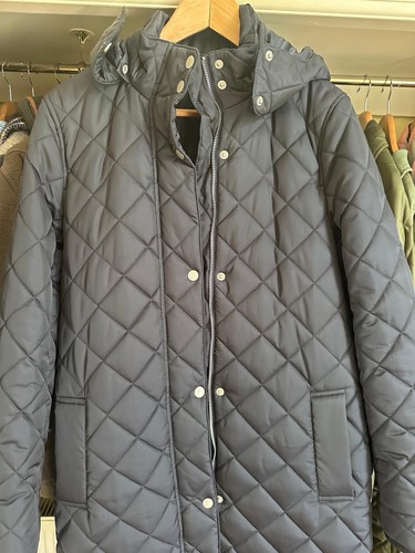 John lewis navy quilted - lewis, coat