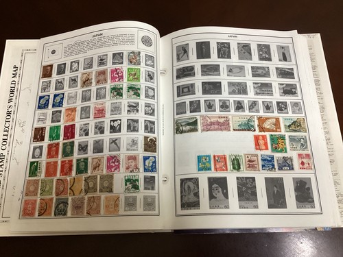 Travel stamp album lots - stamp,