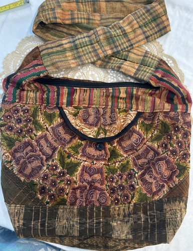 Artisan embroidered hobo - embroidered, style