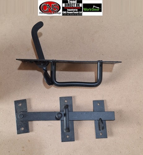 Black suffolk latch catch - suffolk,
