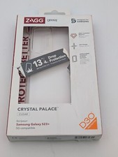 ZAGG Gear4 Crystal Palace Phone Case Cover for Samsung Galaxy 23+ Plus 6.1 Clear