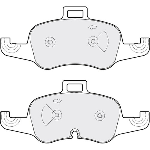 Brake pads set for audi - set, fv