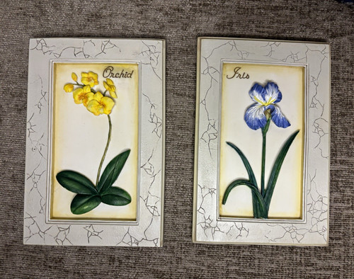 Vintage pair 3d - m&s, resin