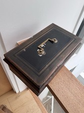 Antique Metal Cash/Deed Box
