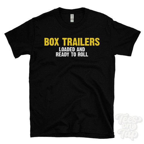Box trailers loaded - loaded, ready