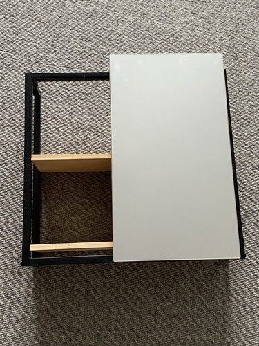 Bathroom mirror bamboo shelf - bathroom,