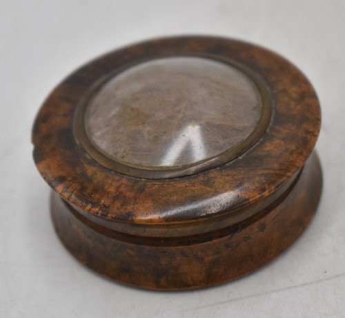 Antique 1861 victorian burr - 1861,
