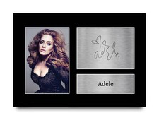 Adele signed pre printed - signed,