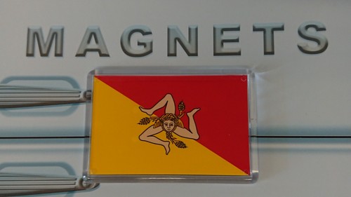 Sicily flag fridge magnet - flag,
