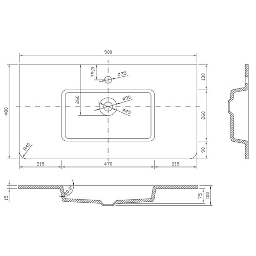 Eaton replacement vanity - replacement,