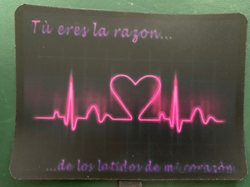 Breathing heart flashing t - ,