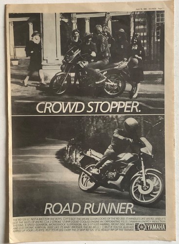 YAMAHA+RD125LC+1983+ORIGINAL