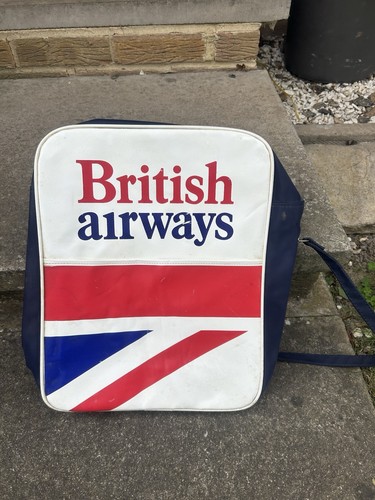 Vintage british airways flight - british,