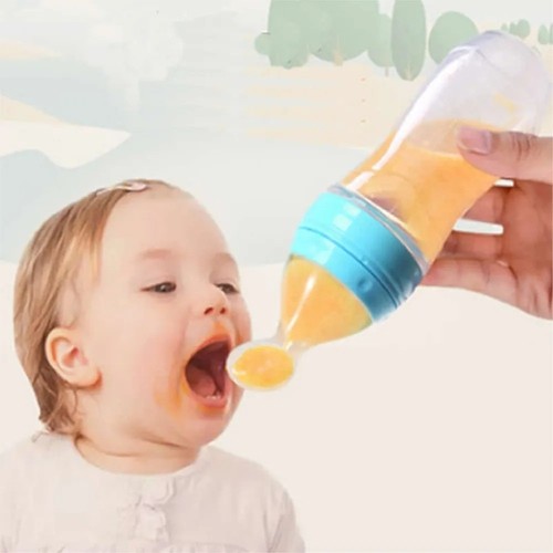 Silicone baby bottle with - bottle,