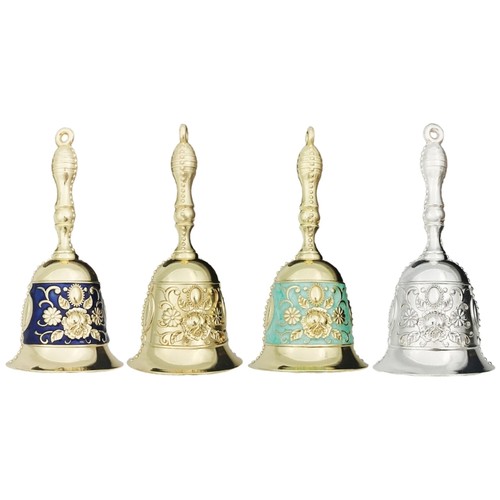 Vintage metal teas - hand, bells