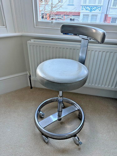 Vintage hydraulic swivel chair - vintage,