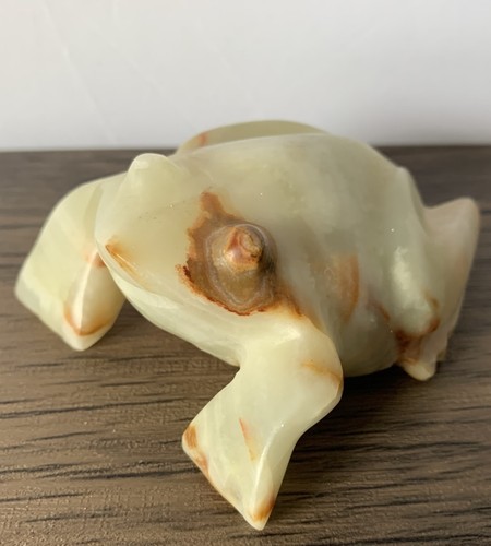 Vintage onyx stone frog hand - vintage,
