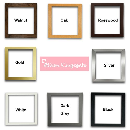 Square picture frames black - frames,