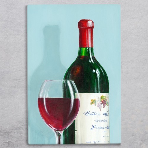 Wine bottle glass - wine,