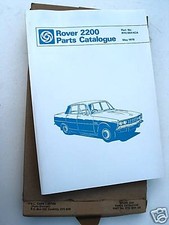 NOS ROVER P6 2200 ORIGINAL ROVER SPARE PARTS BOOK RTC9844 NEW & BOXED SALE PRICE