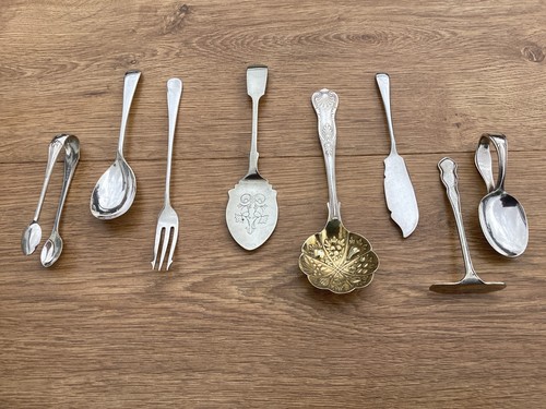 Vintage silver plated pickle - silver,
