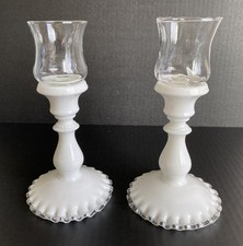 Two 2 Vintage Fenton White