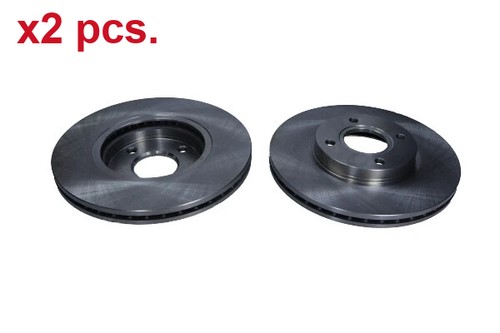 Pcs front brake disc - x2,