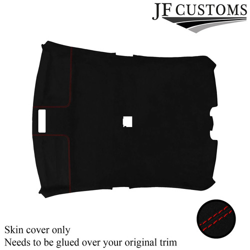 Red stitch roof lining - red,