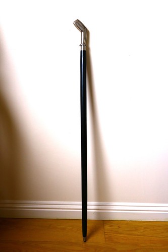 Vintage wooden walking stick - wooden,