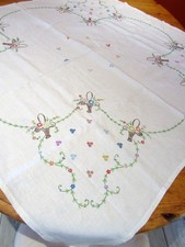 VINTAGE LINEN EMBROIDERED