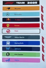 Formula1 2025 teams Stickers