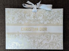 Dior Gift Bag Textured Paper Limited Edition L 9.5 x H 7 x D 3.5" Christmas 