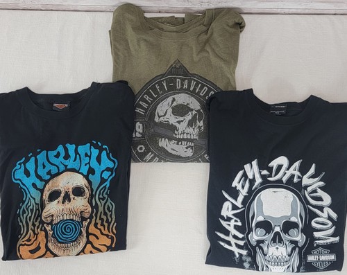 Lot harley davidson skull - 3,