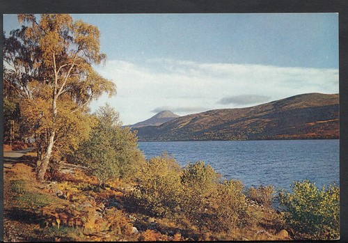 Scotland postcard loch - postcard,