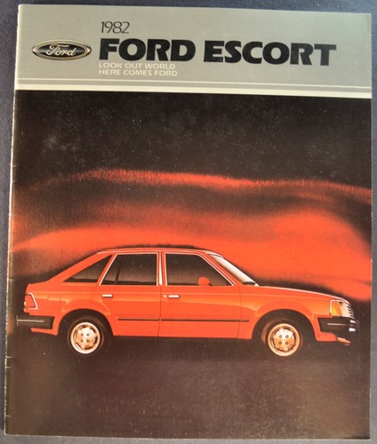 1982 ford escort brochure gl - ford, l