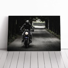 Motorcycle Motorbike (3) Canvas Wall Art Print Framed Picture Decor Living Room