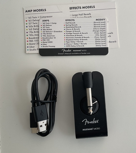 Fender mustang micro headphone - fender,